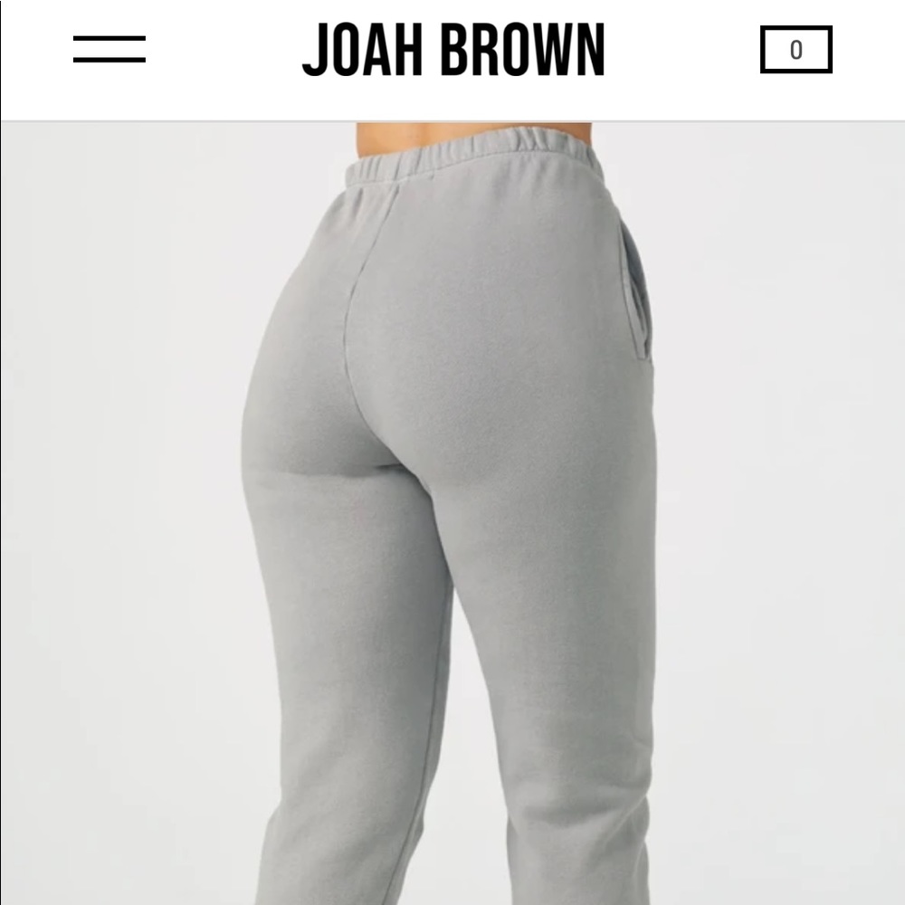 JOAH BROWN EMPIRE JOGGERS / Sweat Pants, S/M (4-6)